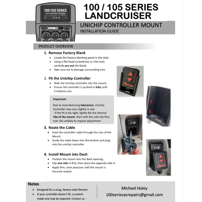 100 Series Unichip 5 Map Select Mount